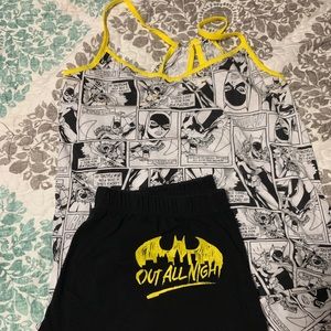 Catwoman/ Batman plus size sleep set